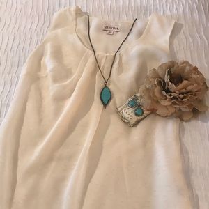 Merona champagne colored tank